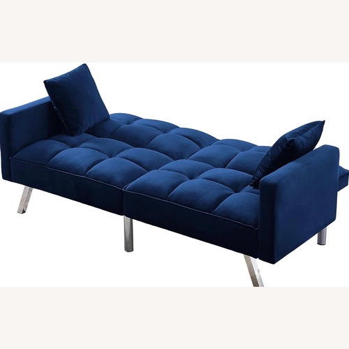 Used Blue Futon for sale on AptDeco