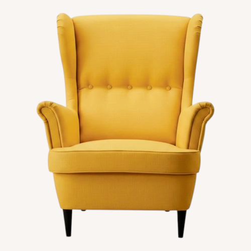 Used Wayfair STRANDMON Yellow Armchair for sale on AptDeco