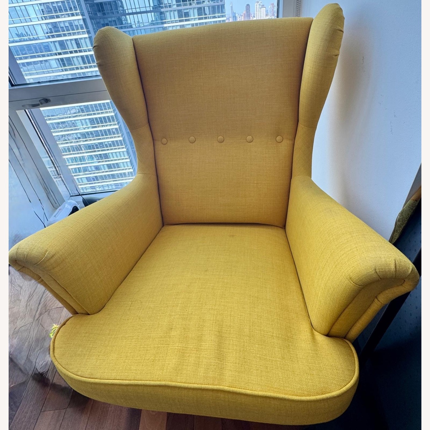 Wayfair STRANDMON Yellow Armchair - image-2