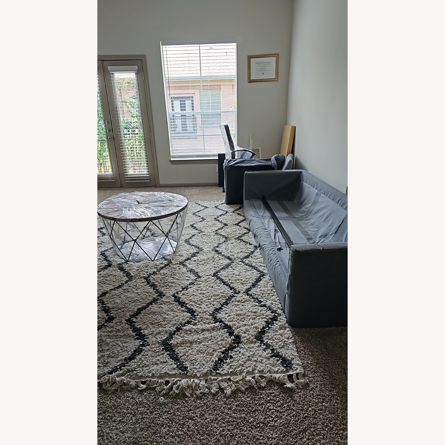 Treasures of Morocco White Wool Area Rug 9' x 12' - image-3