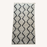 Treasures of Morocco White Wool Area Rug 9' x 12'