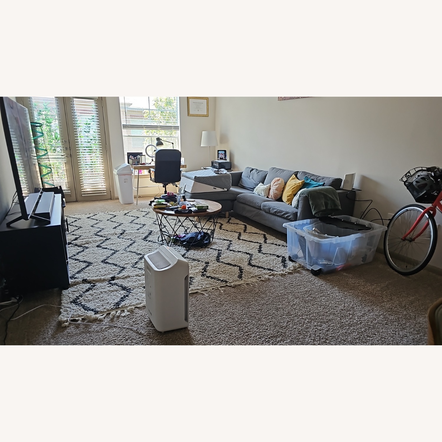 Treasures of Morocco White Wool Area Rug 9' x 12' - image-1
