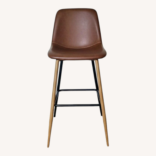 Used Dark Brown Bar Stools (Set of 4) for sale on AptDeco