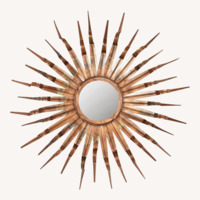 Safiveh Sunburst Beauty Mirror