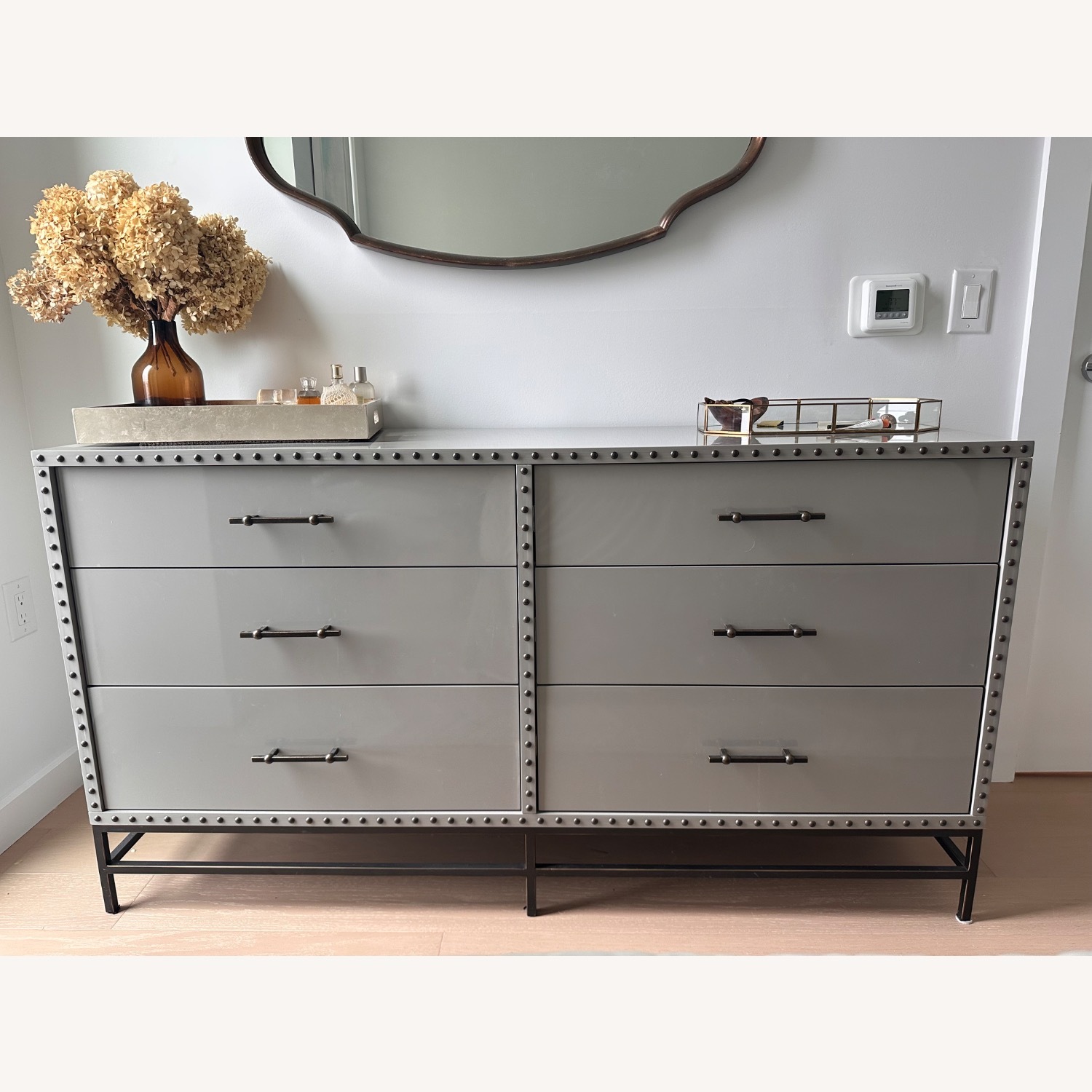 West Elm Nailhead 6-Drawer Dresser - image-1