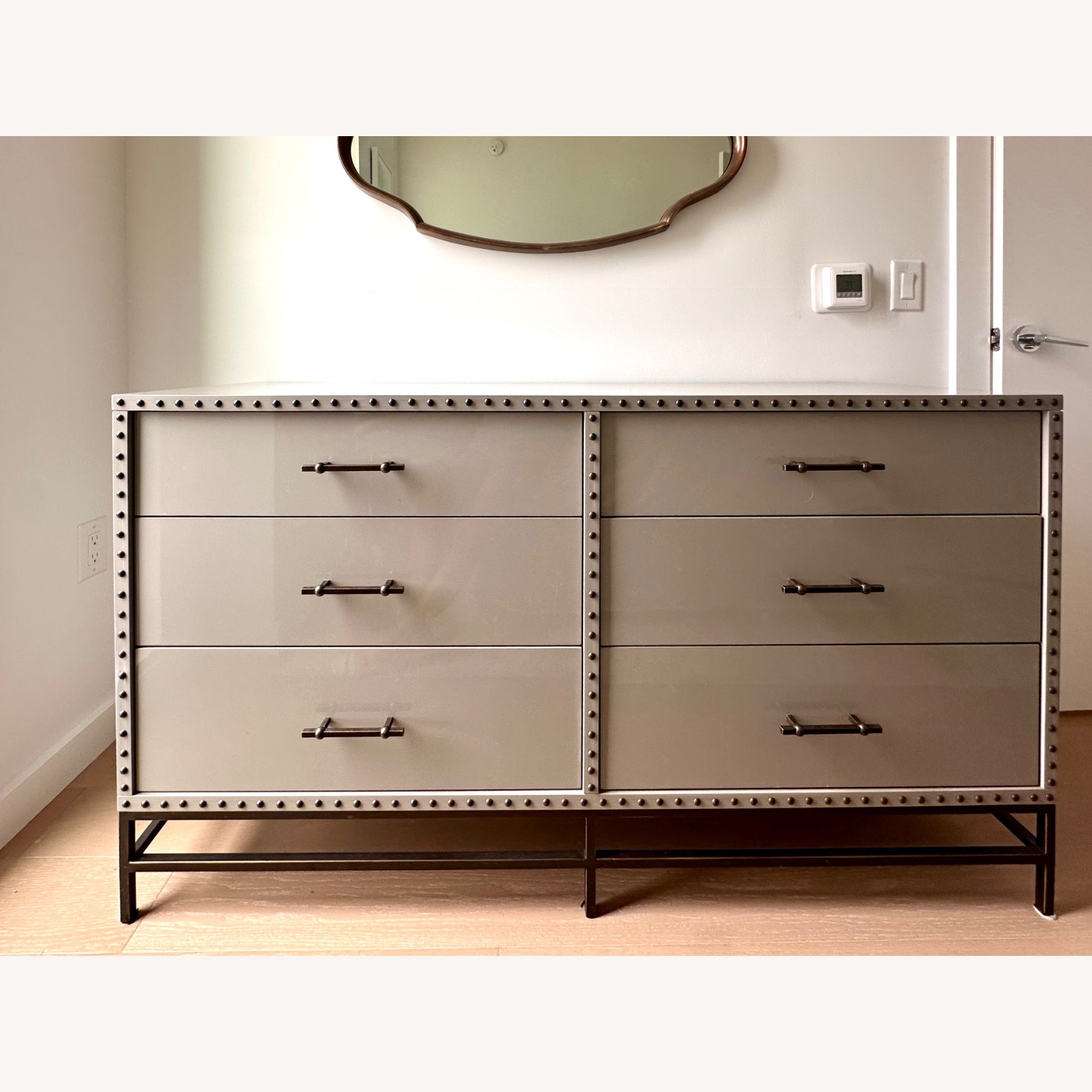 West Elm Nailhead 6-Drawer Dresser - image-2