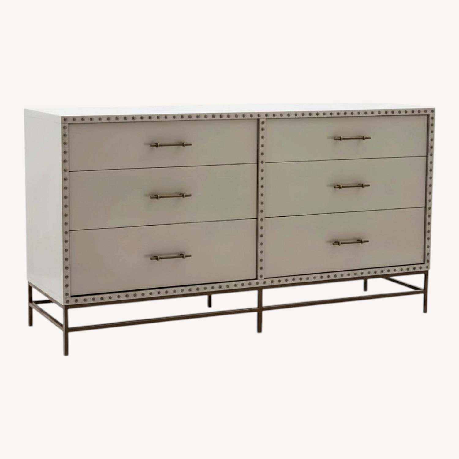 West Elm Nailhead 6-Drawer Dresser - image-0