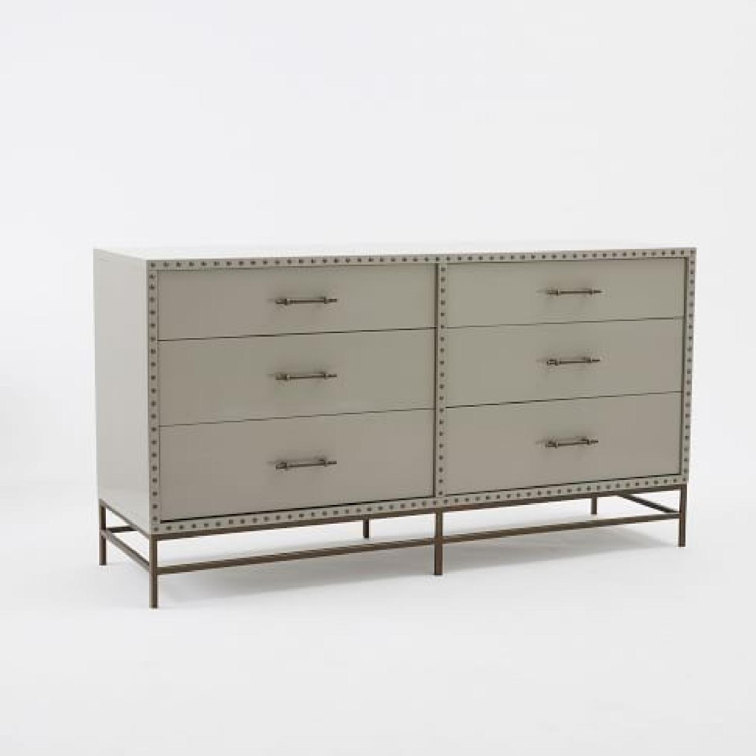 West Elm Nailhead 6-Drawer Dresser - image-10