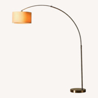 CB2 Big Dipper Arc Brass Floor Lamp
