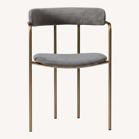 West Elm Lenox Light Gray Dining Chair