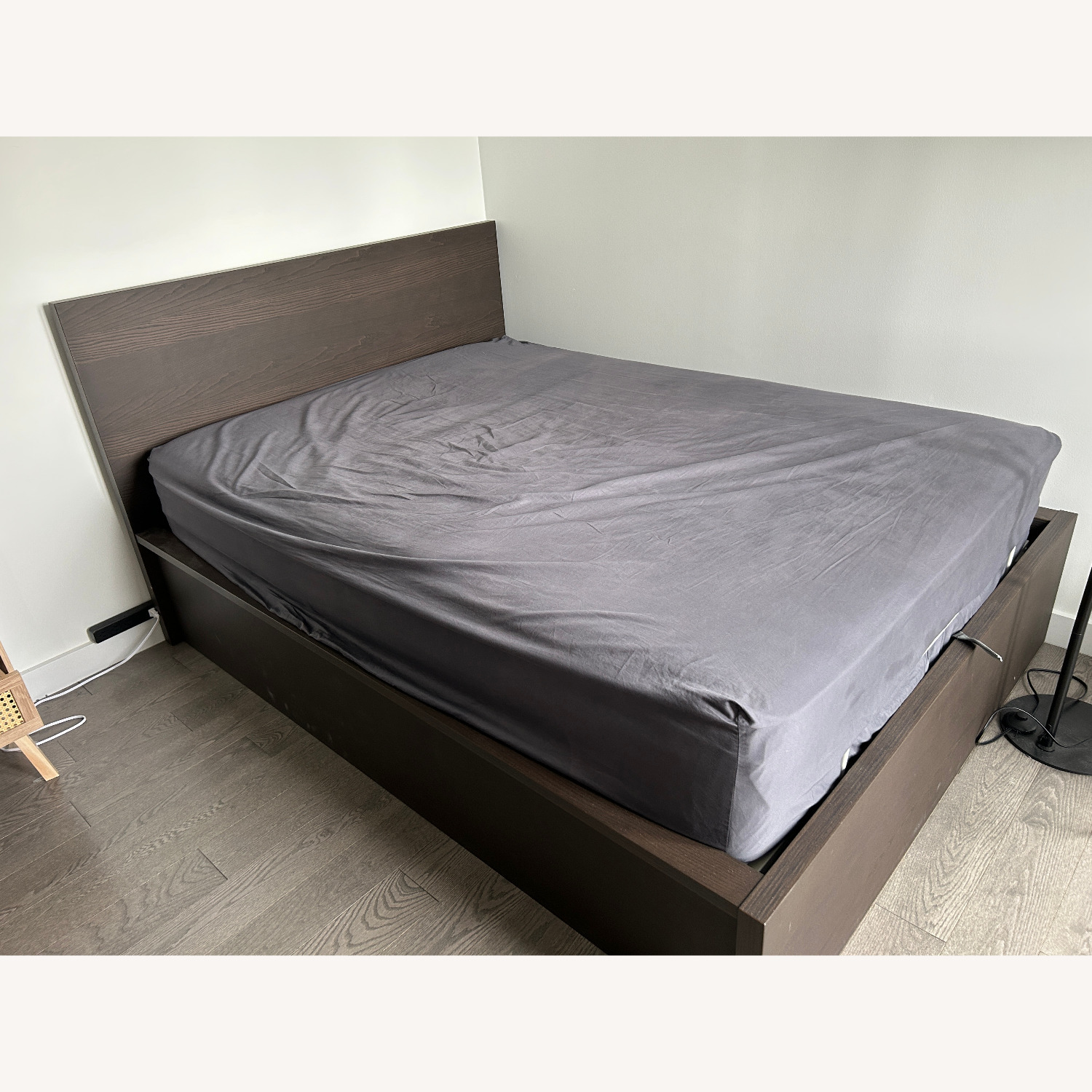 IKEA Malm Dark Brown Full Bed - image-3