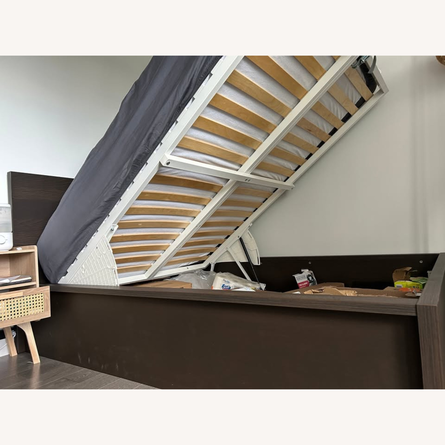 IKEA Malm Dark Brown Full Bed - image-2
