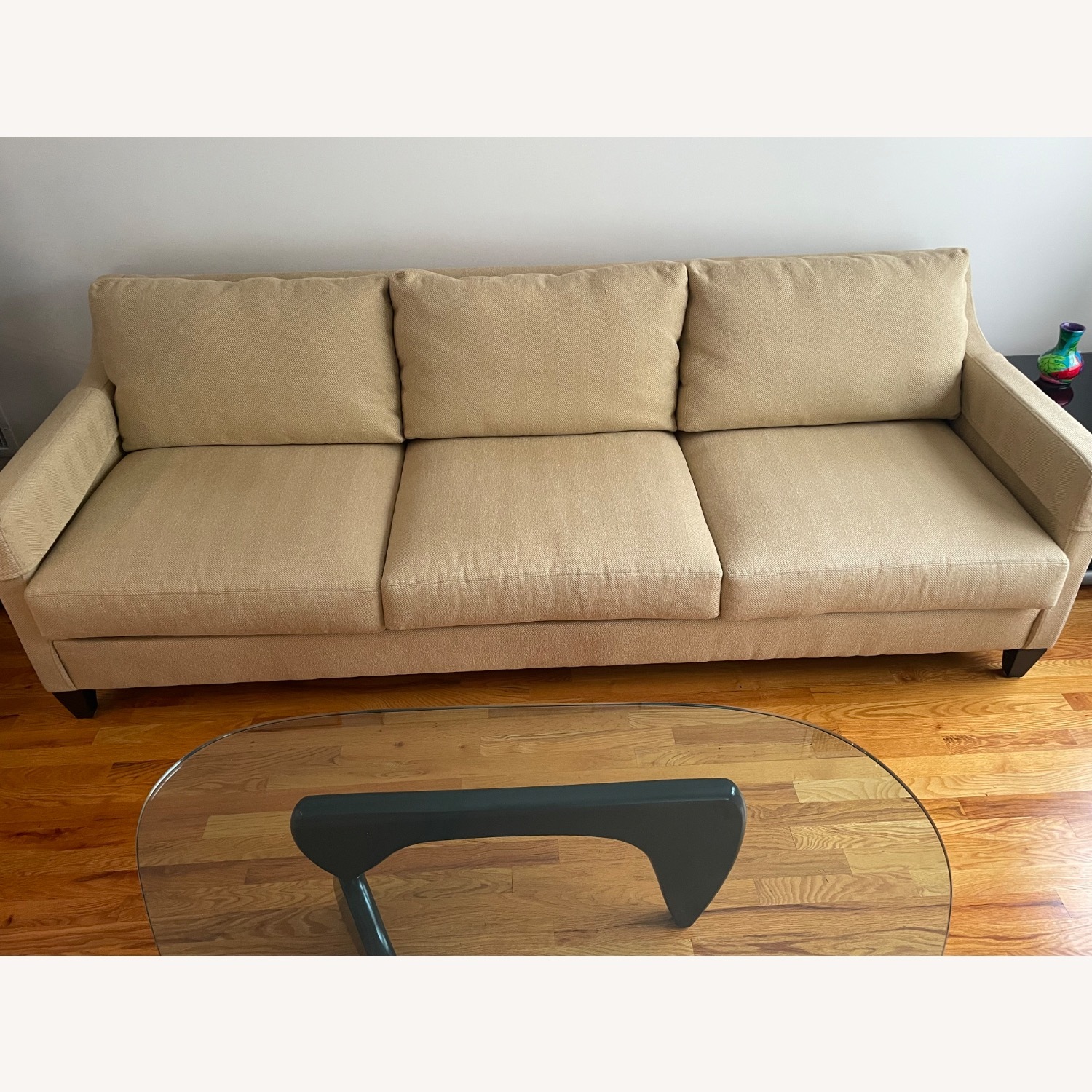 Ethan Allen Natural 3+ Seater Sofa - image-1