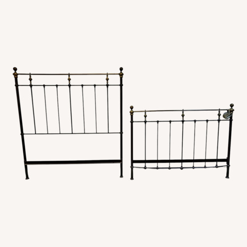 Used Charles P. Rogers Charleston Wrought Iron Bed for sale on AptDeco
