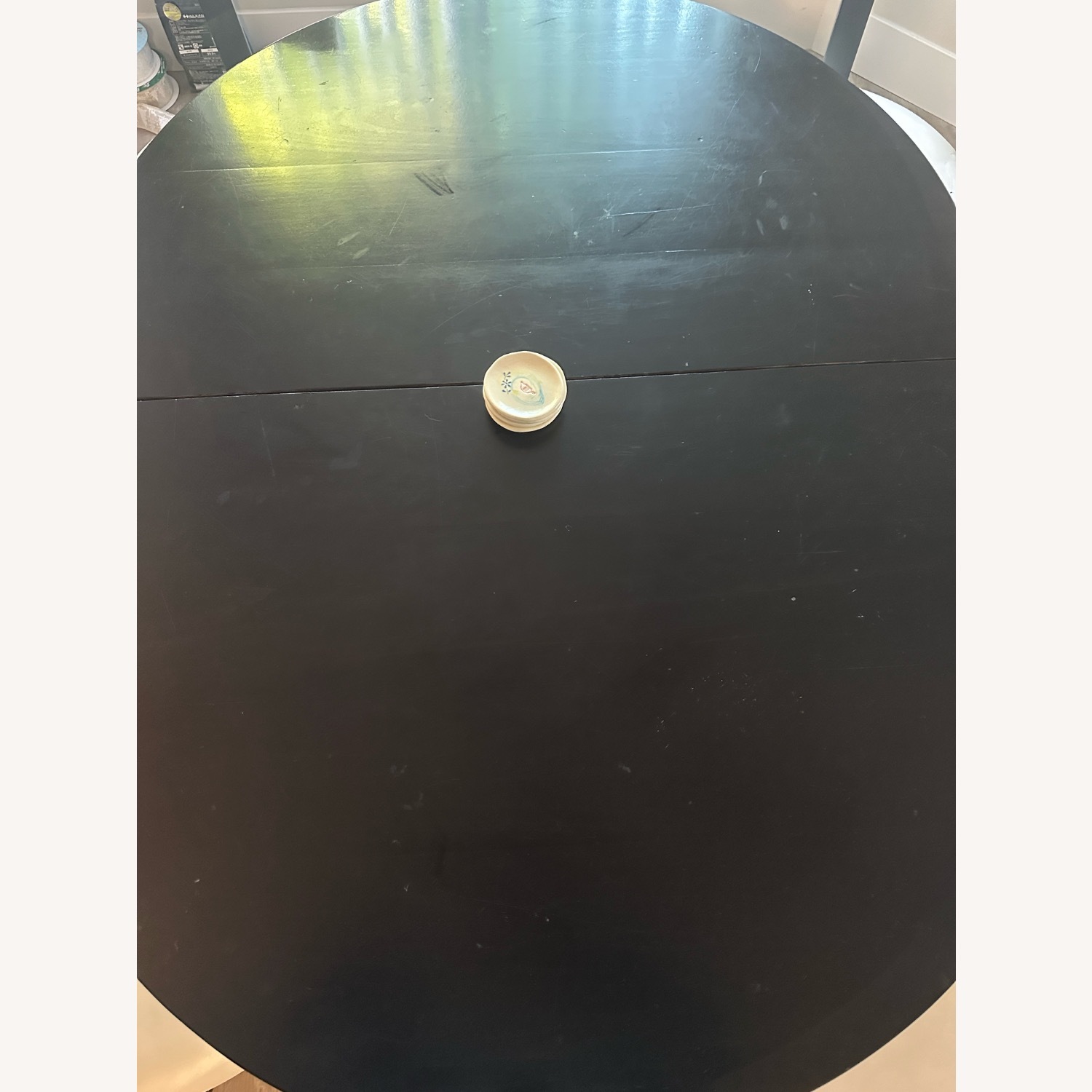 Custom-made real hard Wood Black Dining Set - image-2