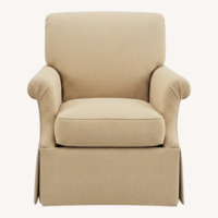 Jessica Charles Maddy Natural Fabric Armchairs