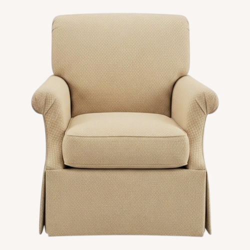 Used Jessica Charles Maddy Natural Fabric Armchairs for sale on AptDeco