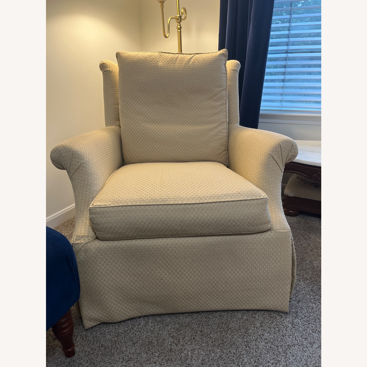 Jessica Charles Maddy Natural Fabric Armchairs - image-2