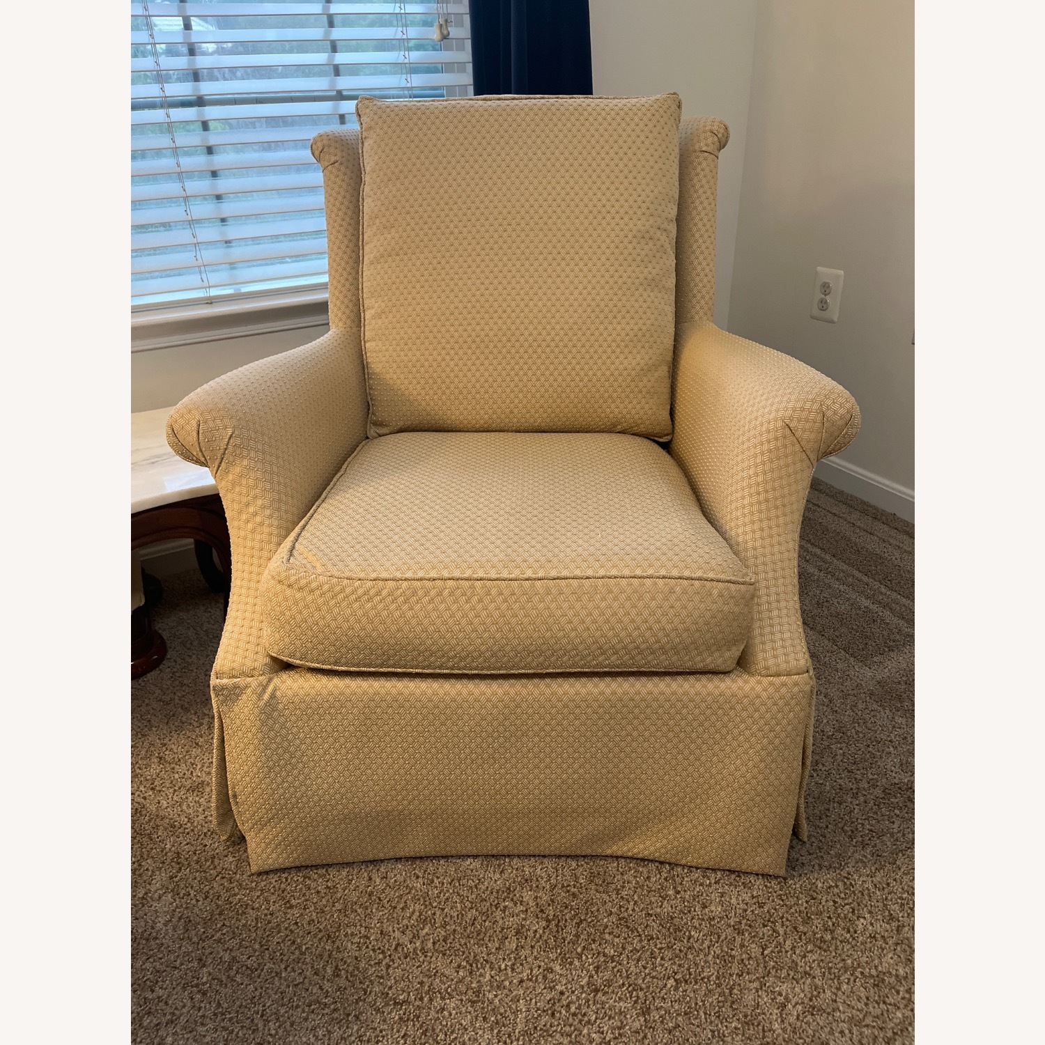 Jessica Charles Maddy Natural Fabric Armchairs - image-5