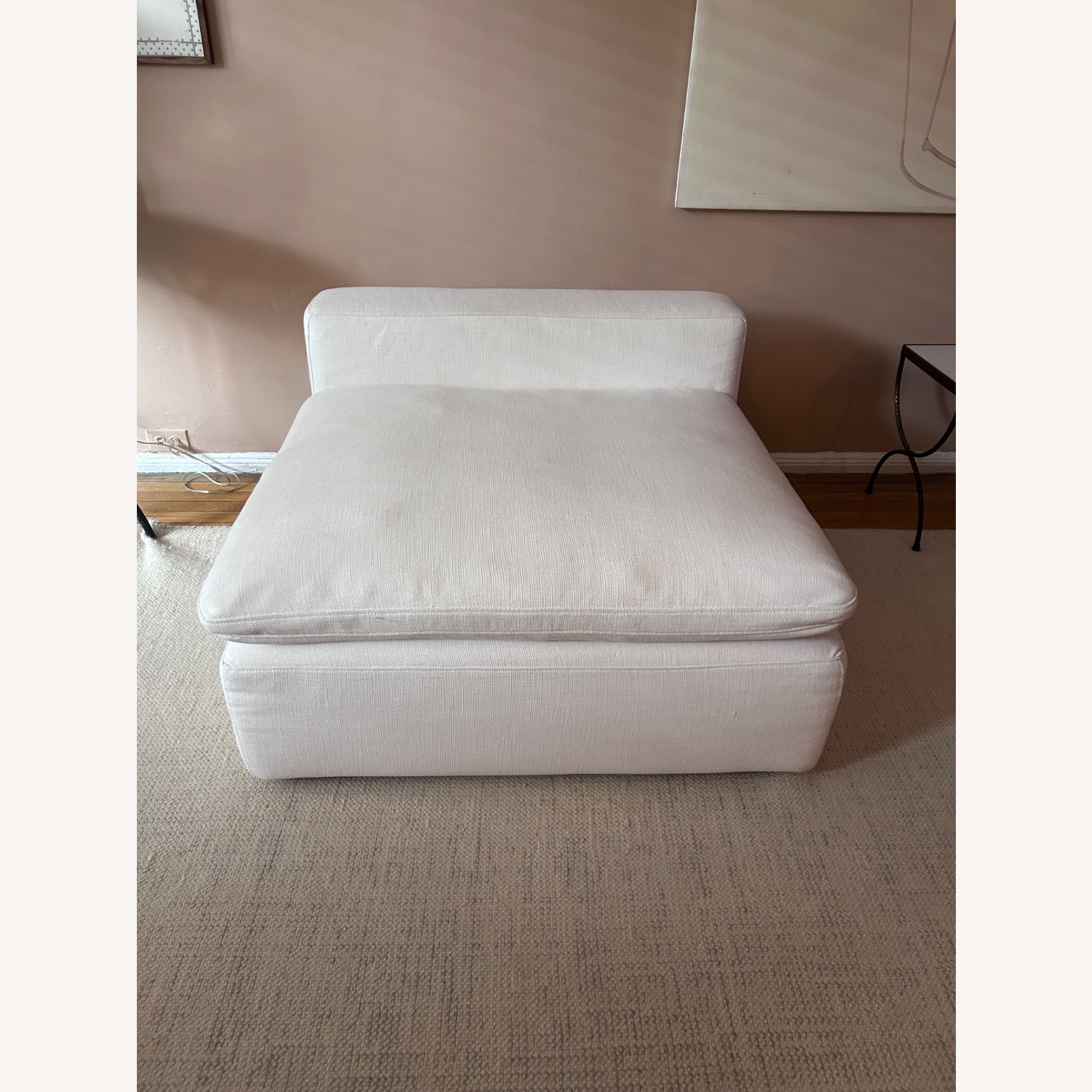 Restoration Hardware Cloud Armless Chair - image-6