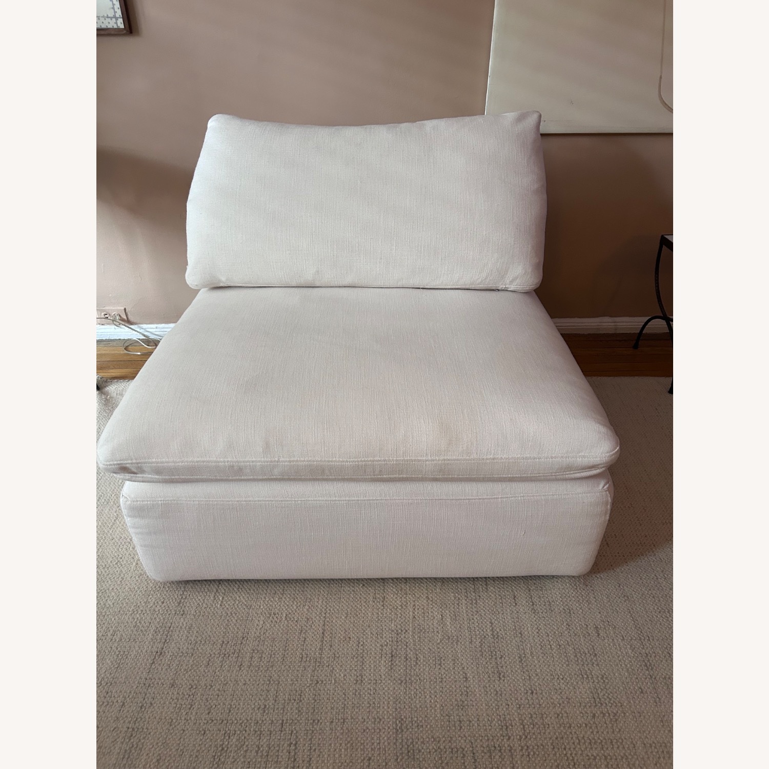 Restoration Hardware Cloud Armless Chair - image-2