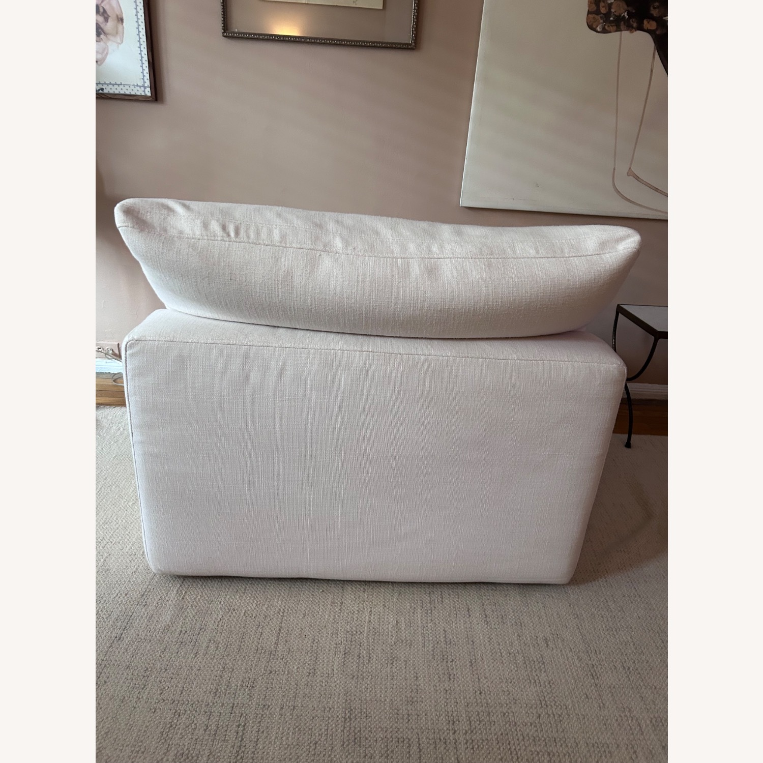 Restoration Hardware Cloud Armless Chair - image-4