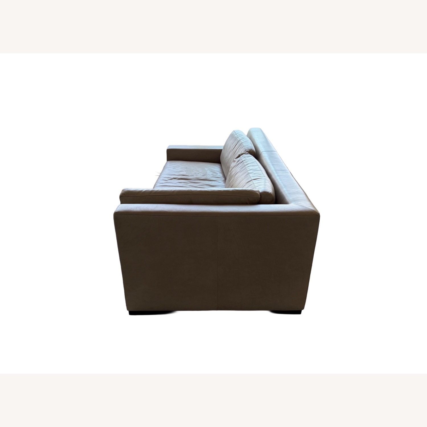 Restoration Hardware (Smoke Color) 2 Seat Sofa - image-5