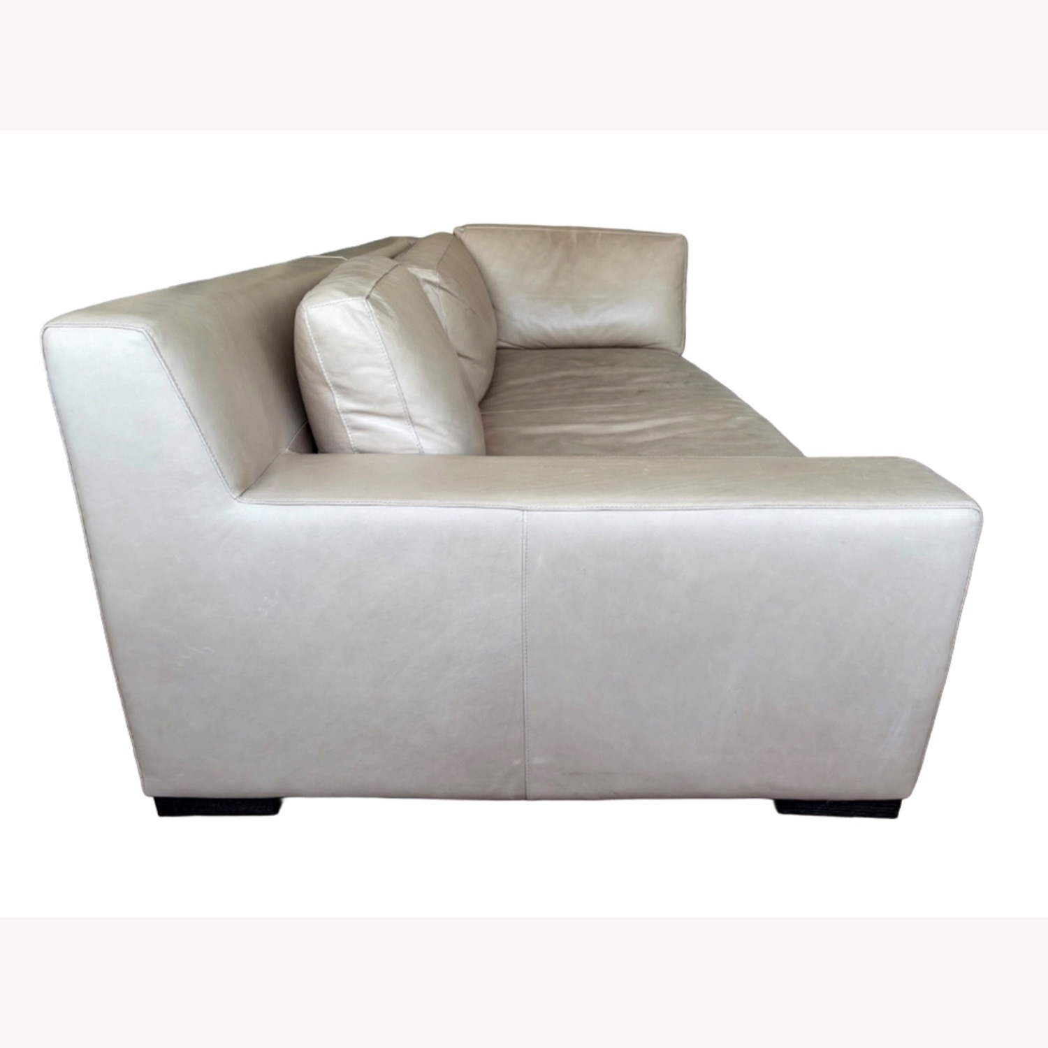 Restoration Hardware (Smoke Color) 2 Seat Sofa - image-3