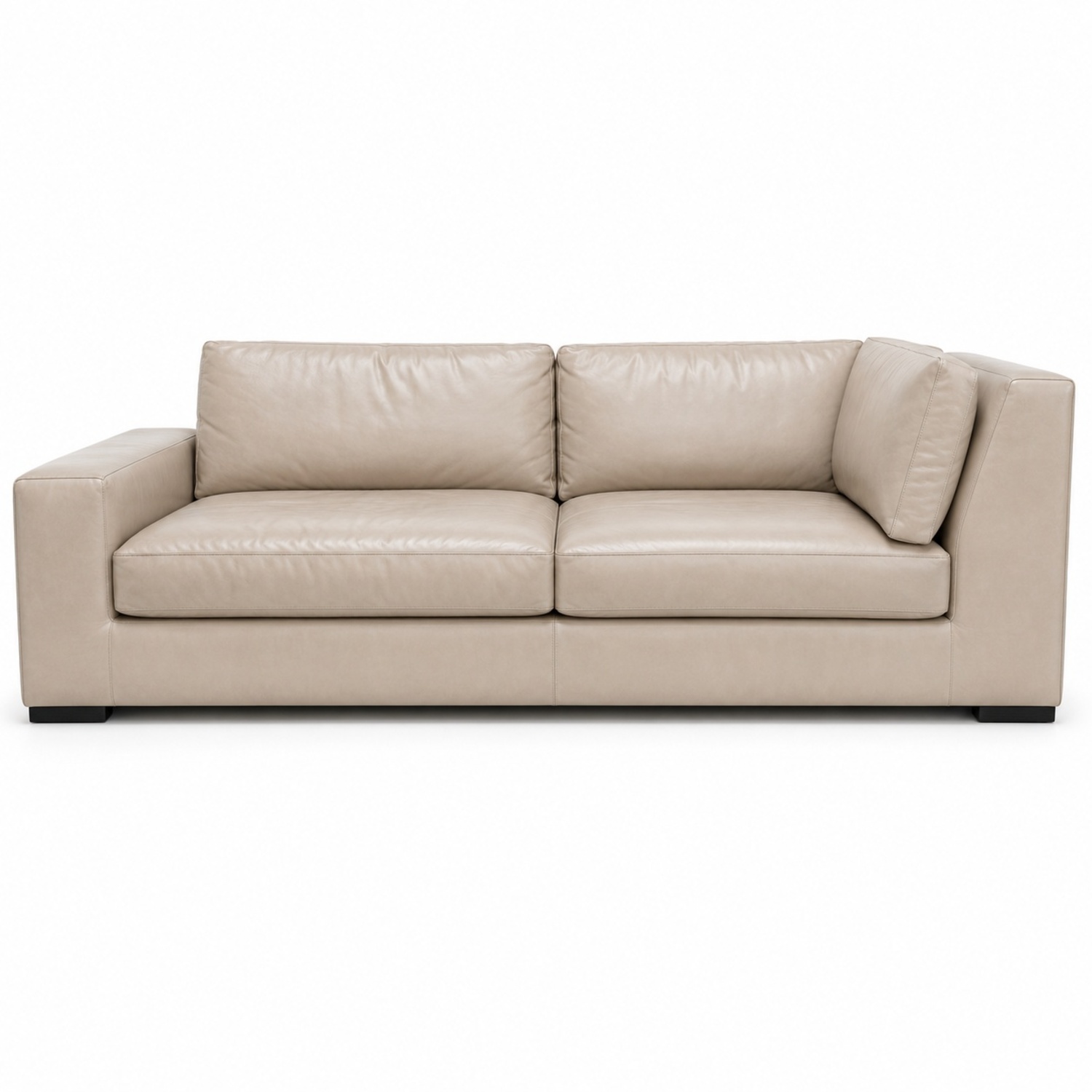 Restoration Hardware (Smoke Color) 2 Seat Sofa - image-6