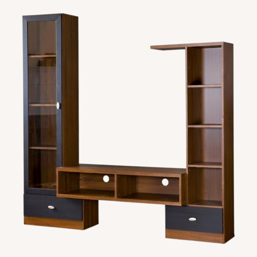 Used Baxton Studio Dark Brown Wall Unit for sale on AptDeco