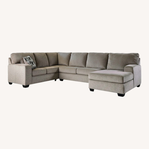 Used C Light Gray 3+ Piece Sectional for sale on AptDeco
