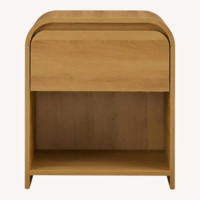 Juliet Wooden Nightstand with Drawer 