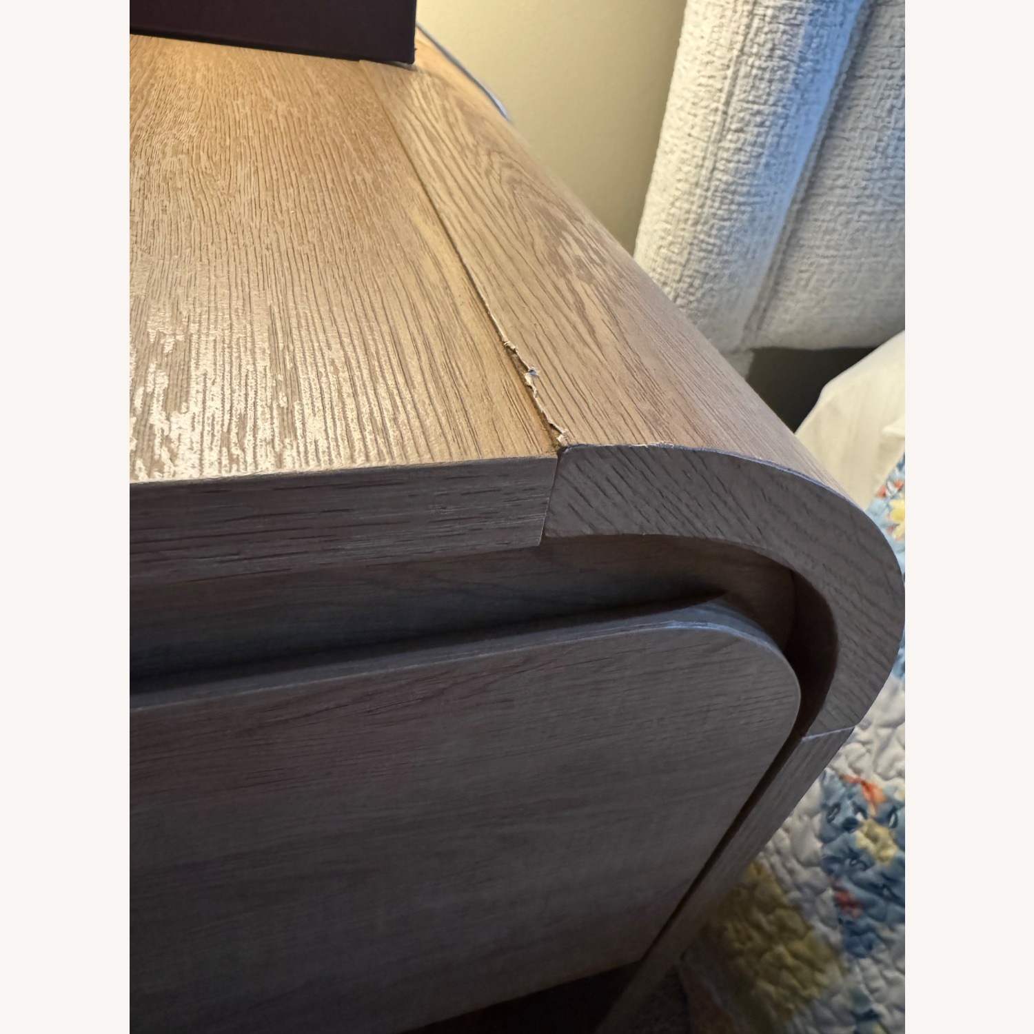 Juliet Wooden Nightstand with Drawer - image-4