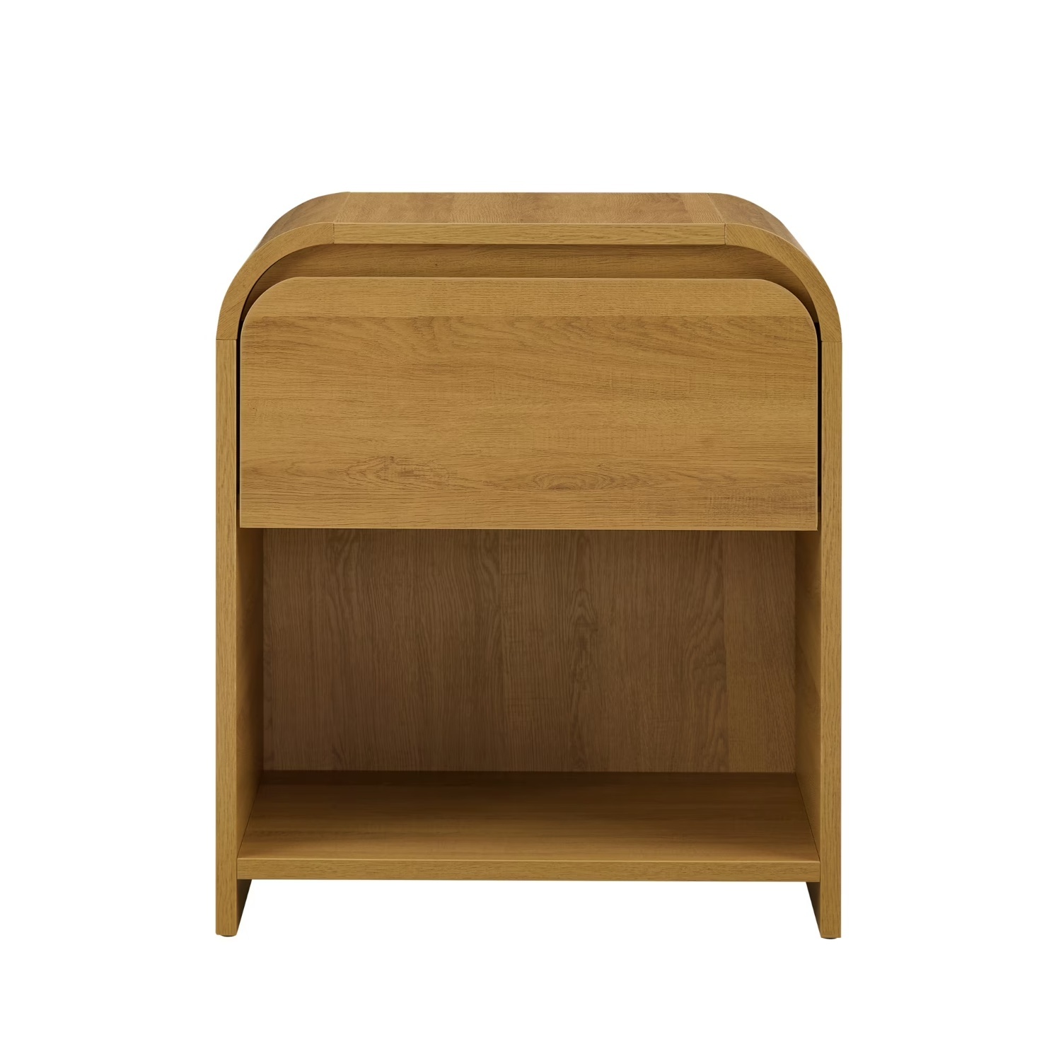 Juliet Wooden Nightstand with Drawer - image-5