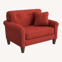 2 La-Z-Boy Laurel Chair and Half W Matching Ottoman
