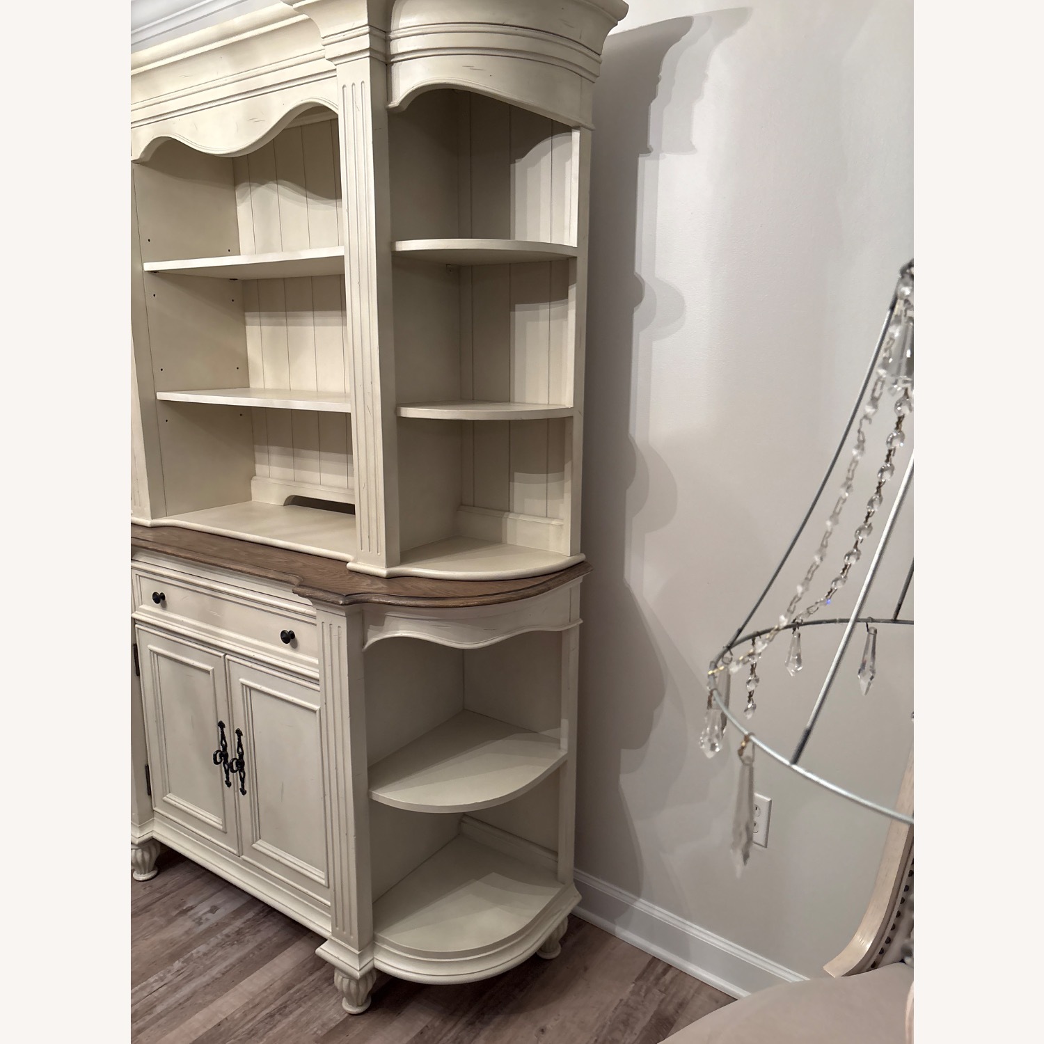 Raymour & Flanigan White Sideboard - image-3