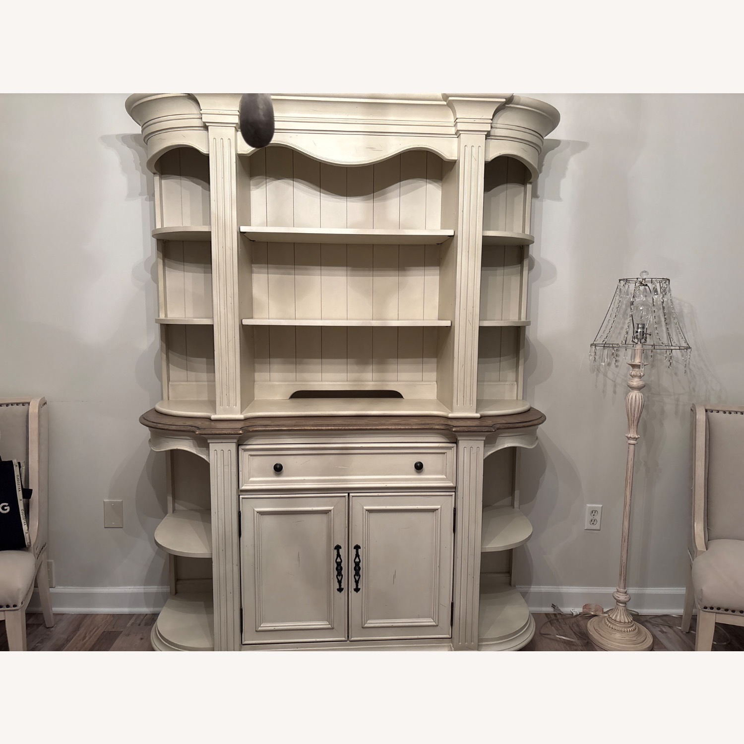 Raymour & Flanigan White Sideboard - image-2