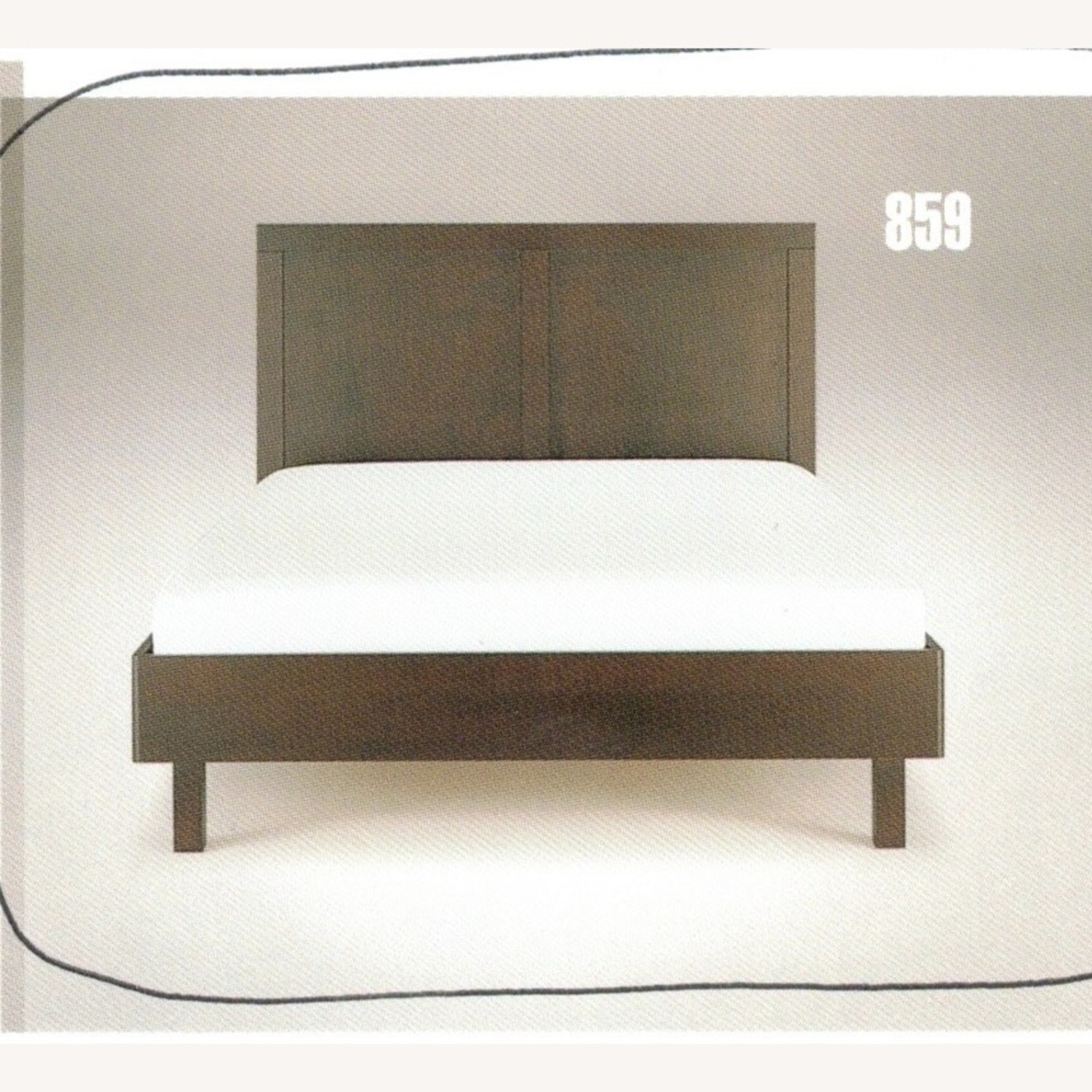 Bernhardt Arbor Hill Dark Brown Wood Queen Bed - image-1