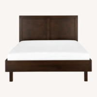 Bernhardt Arbor Hill Dark Brown Wood Queen Bed