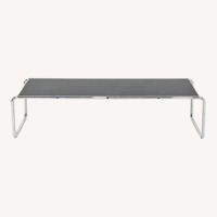 Coffee Table with Black Laminate Tabletop