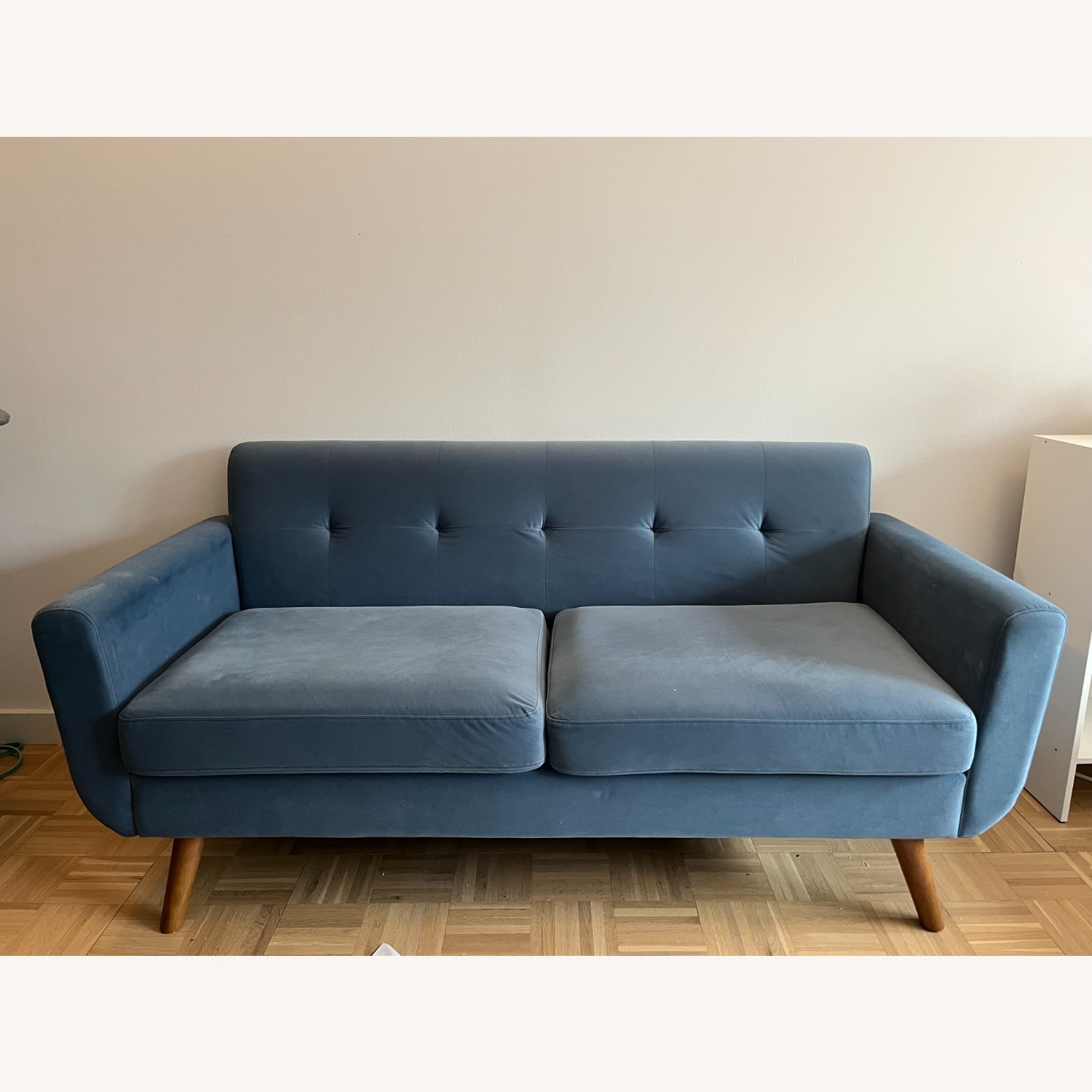 Jadier 66" Upholstered Loveseat Square Sofa - image-1