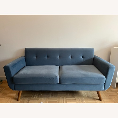 Used Jadier 66" Upholstered Loveseat Square Sofa for sale on AptDeco