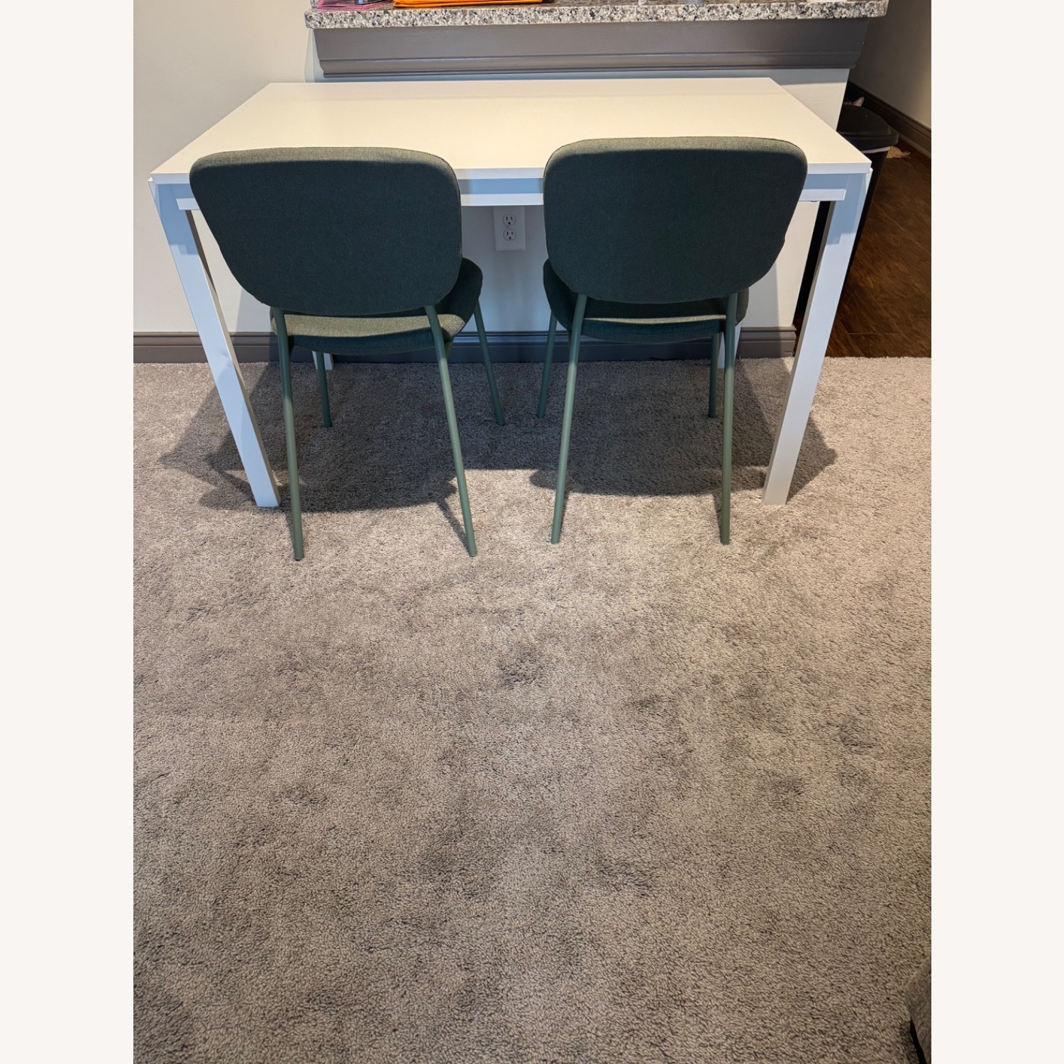 IKEA VIHALS White Dining Table - image-1