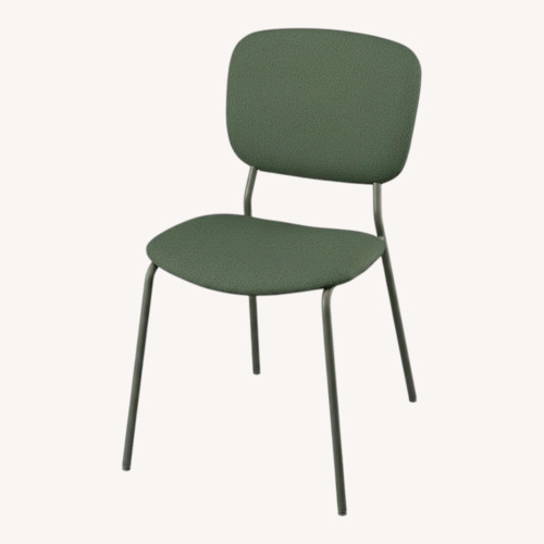 Used IKEA Vihals Green Fabric Dining Chair for sale on AptDeco