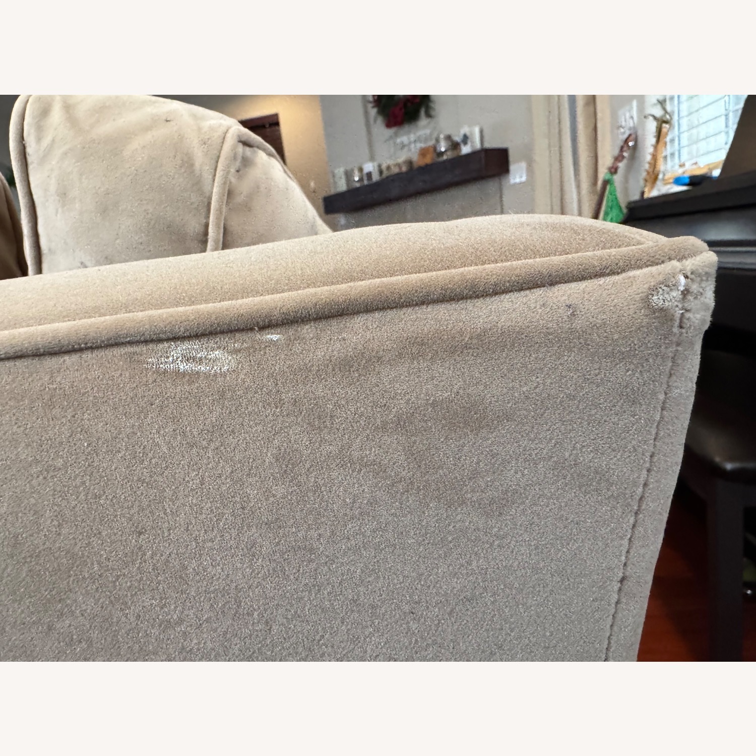 Pottery Barn Natural Velvet 3+ Piece Sectional - image-4