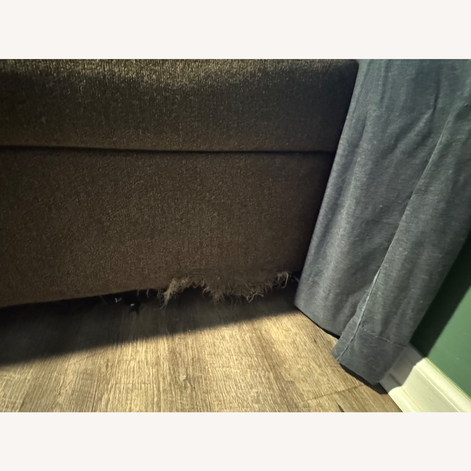 Dark Brown Fabric 3+ Piece Sectional - image-5