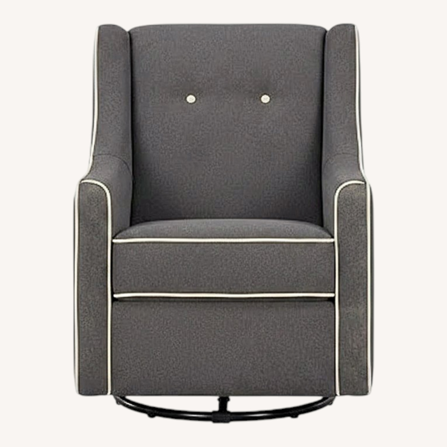 DaVinci Owen Swivel Glider + Storage Ottoman - image-0