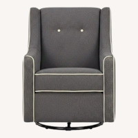 DaVinci Owen Swivel Glider + Storage Ottoman