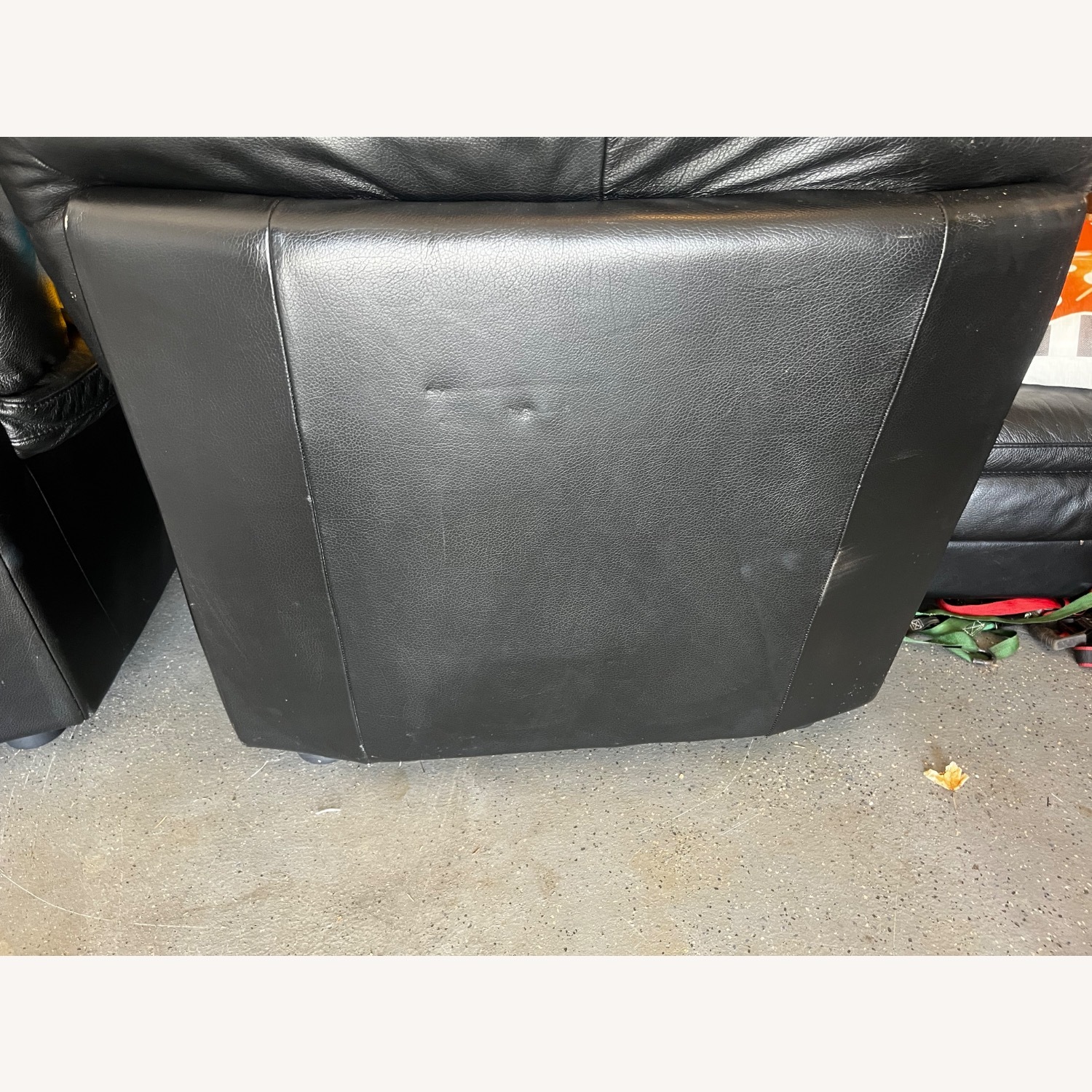Vintage/Antique Finds Black Leather Armchair - image-5