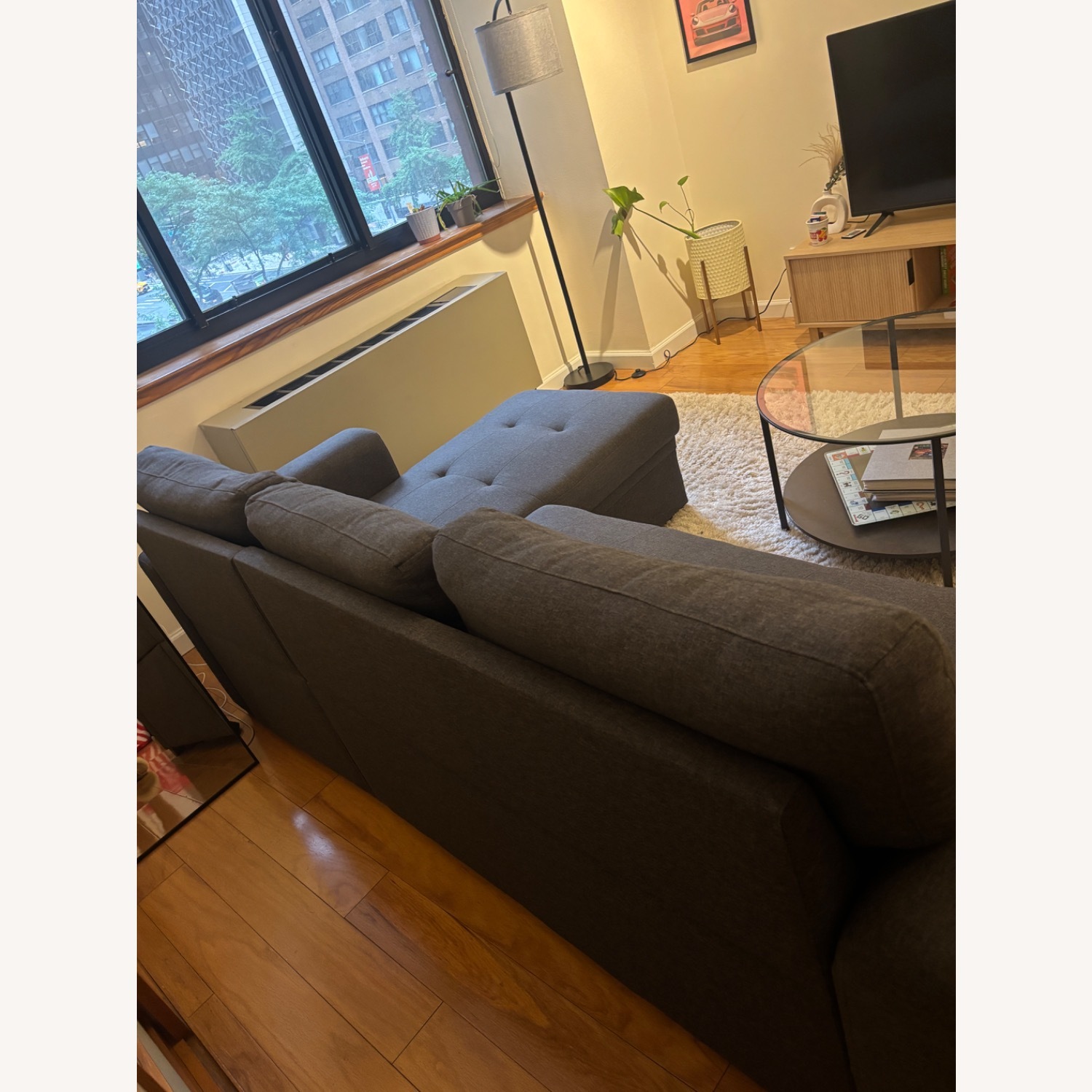 Sectional Sofa W Pull-out Bed & Storage - image-3